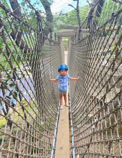 Wilderness Run Adventure Course aerial obstacles