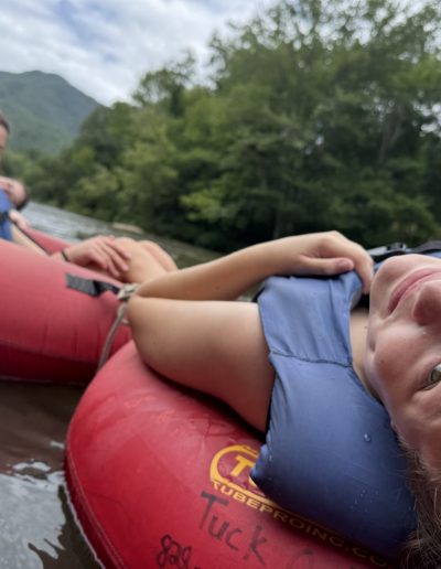 Scenic Tuckasegee River rafting trip in Western North Carolina