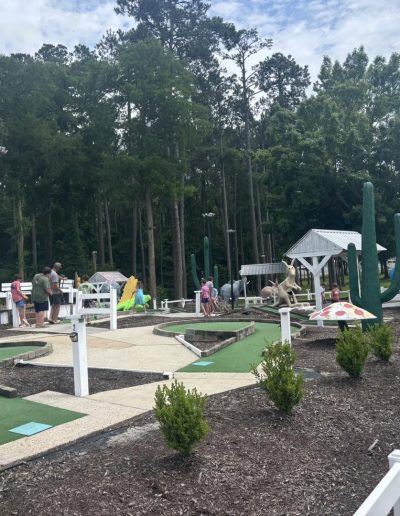 Putt putt course at campground near White Lake, NC.