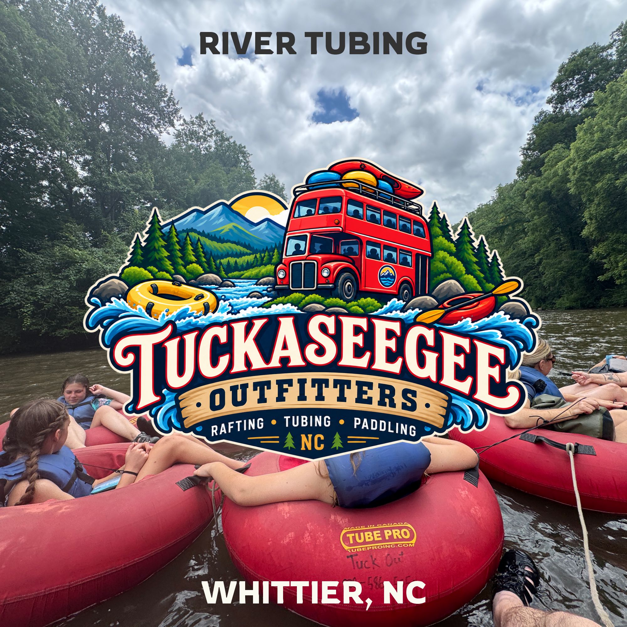 Outdoor river adventure near Asheville NC at Tuckaseegee Outfitters