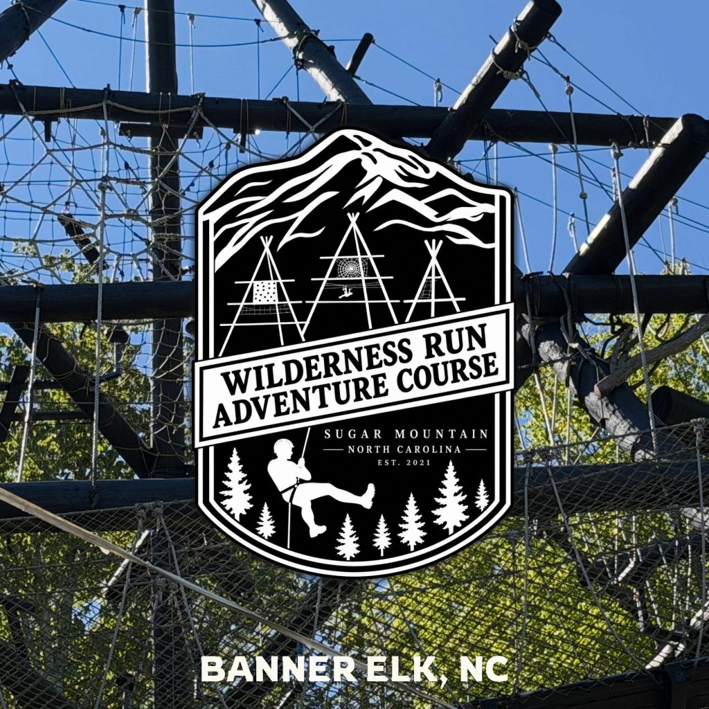 high ropes course at Wilderness Run Banner Elk NC
