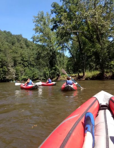 Western North Carolina river tubing with Tuckaseegee Outfitters