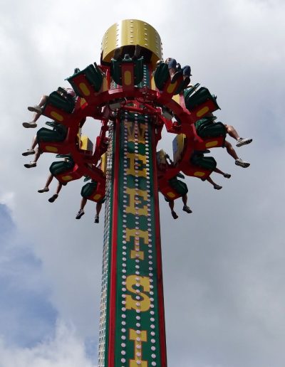 Bullwhip ride high above Tweetsie Railroad