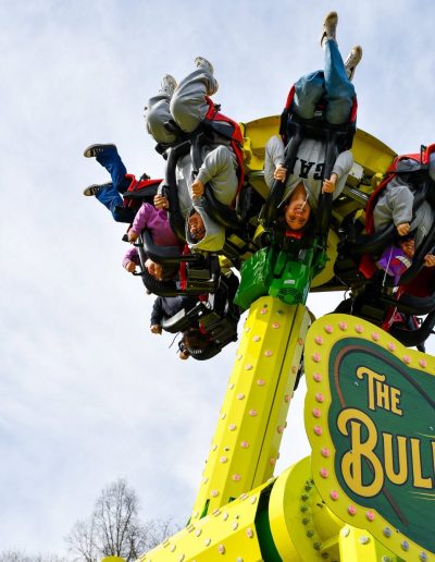 Riders on the Bullwhip at Tweetsie Railroad