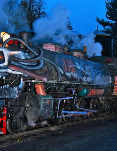 Ghost Train locomotive at Tweetsie Railroad