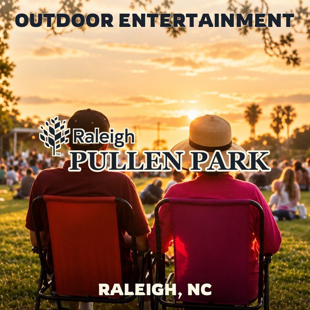 Outdoor entertainment at Pullen Park in Raleigh, NC
