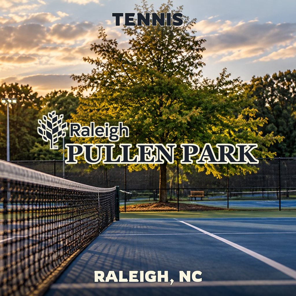 Tennis at Pullen Park in Raleigh, NC