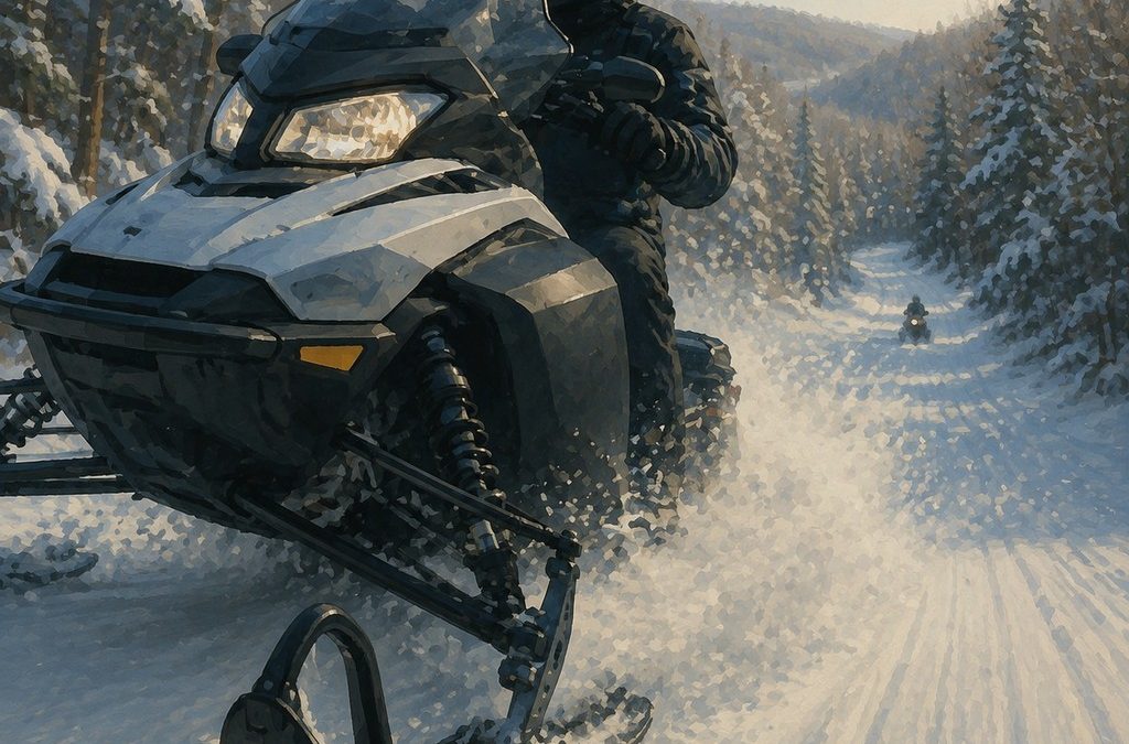 Snowmobiling