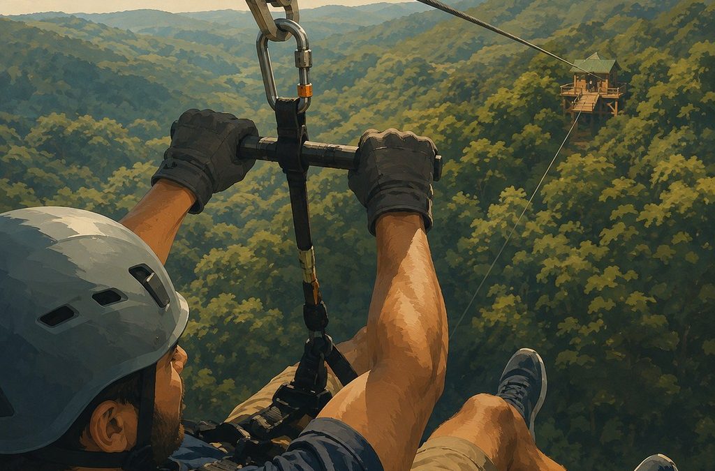 Ziplining