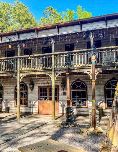 Two-story Western-style building at Deadwood near Williamston, NC